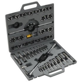 Set de machos y terrajas 45 piezas by vidaXL, Threads - Ref: Foro24-210319, Price: 129,32 €, Discount: %