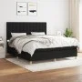 Boxspringbett mit schwarzer Stoffmatratze 160x200 cm von , Betten und Lattenroste - Ref: Foro24-3142667, Preis: 604,46 €, Rab...