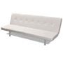 Schlafsofa mit zwei verstellbaren cremefarbenen Kunstlederkissen von vidaXL, Sofas - Ref: Foro24-241723, Preis: 189,06 €, Rab...