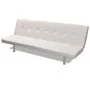 Schlafsofa mit zwei verstellbaren cremefarbenen Kunstlederkissen von vidaXL, Sofas - Ref: Foro24-241723, Preis: 183,04 €, Rab...