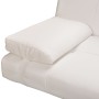 Schlafsofa mit zwei verstellbaren cremefarbenen Kunstlederkissen von vidaXL, Sofas - Ref: Foro24-241723, Preis: 189,06 €, Rab...