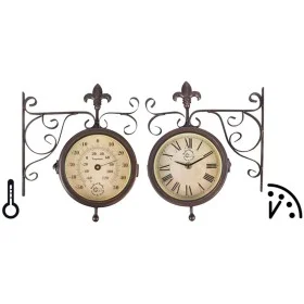 Bahnhofsuhr mit Thermometer, Esschert Design TF005 von Esschert Design, Uhren - Ref: Foro24-404669, Preis: 48,00 €, Rabatt: %