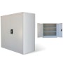 Armario de oficina 2 puertas 90 cm acero gris de vidaXL, Armarios archivadores - Ref: Foro24-20114, Precio: 180,21 €, Descuen...