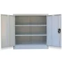 Office cabinet 2 doors 90 cm gray steel by vidaXL, Filing cabinets - Ref: Foro24-20114, Price: 192,81 €, Discount: %