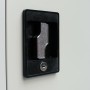 Armario de oficina 2 puertas 90 cm acero gris de vidaXL, Armarios archivadores - Ref: Foro24-20114, Precio: 180,21 €, Descuen...