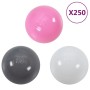 Bolas de juego multicolor 250 unidades