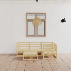5-piece solid pine wood garden furniture set by , Garden sets - Ref: Foro24-3075549, Price: 262,59 €, Discount: %