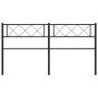 Kopfteil aus schwarzem Metall, 150 cm von , Kopf- und Fußteile - Ref: Foro24-372311, Preis: 30,56 €, Rabatt: %