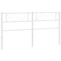 Cabecero de metal blanco 200 cm de , Cabeceros y pies de cama - Ref: Foro24-372364, Precio: 32,15 €, Descuento: %