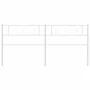 Cabecero de metal blanco 200 cm de , Cabeceros y pies de cama - Ref: Foro24-372364, Precio: 32,15 €, Descuento: %