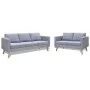 2- und 3-Sitzer-Sofagarnitur aus hellgrauem Stoff von , Sofas - Ref: Foro24-272193, Preis: 546,19 €, Rabatt: %