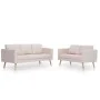 2-piece sofa set in cream fabric by , Sofas - Ref: Foro24-276851, Price: 633,98 €, Discount: %