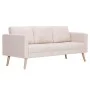 2-piece sofa set in cream fabric by , Sofas - Ref: Foro24-276851, Price: 633,98 €, Discount: %