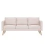 2-piece sofa set in cream fabric by , Sofas - Ref: Foro24-276851, Price: 633,98 €, Discount: %