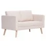 2-piece sofa set in cream fabric by , Sofas - Ref: Foro24-276851, Price: 633,98 €, Discount: %