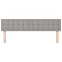 Kopfteile 2 Einheiten aus hellgrauem Stoff 80x5x78/88 cm von , Kopf- und Fußteile - Ref: Foro24-346476, Preis: 66,19 €, Rabat...