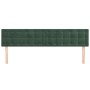 Kopfteile 2 Einheiten aus dunkelgrünem Samt 100x5x78/88 cm von , Kopf- und Fußteile - Ref: Foro24-346533, Preis: 74,06 €, Rab...