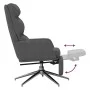 Entspannungssessel mit Fußstütze aus dunkelgrauem Stoff von , Sessel - Ref: Foro24-3097525, Preis: 134,85 €, Rabatt: %