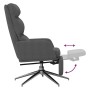 Entspannungssessel mit Fußstütze aus dunkelgrauem Stoff von , Sessel - Ref: Foro24-3097525, Preis: 136,98 €, Rabatt: %