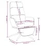 Entspannungssessel mit Fußstütze aus dunkelgrauem Stoff von , Sessel - Ref: Foro24-3097525, Preis: 134,85 €, Rabatt: %