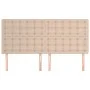 Kopfteile 4 Einheiten Cappuccino-Kunstleder 90x5x78/88 cm von , Kopf- und Fußteile - Ref: Foro24-3116439, Preis: 146,47 €, Ra...