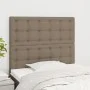 Headboards 2 units of taupe gray fabric 100x5x78/88 cm by , Headboards and footboards - Ref: Foro24-3116760, Price: 75,96 €, ...