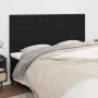 Cabeceros 4 unidades de tela negro 80x5x78/88 cm de , Cabeceros y pies de cama - Ref: Foro24-3116774, Precio: 127,28 €, Descu...