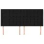 Headboards 4 units of black fabric 80x5x78/88 cm by , Headboards and footboards - Ref: Foro24-3116774, Price: 127,28 €, Disco...