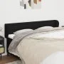 Cabecero de tela negro 163x23x78/88 cm de , Cabeceros y pies de cama - Ref: Foro24-3117586, Precio: 84,64 €, Descuento: %