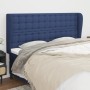 Kopfteil mit blauen Stoffohren 163x23x118/128 cm von , Kopf- und Fußteile - Ref: Foro24-3118402, Preis: 134,84 €, Rabatt: %
