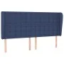 Headboard with blue fabric ears 163x23x118/128 cm by , Headboards and footboards - Ref: Foro24-3118402, Price: 131,29 €, Disc...