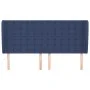 Headboard with blue fabric ears 163x23x118/128 cm by , Headboards and footboards - Ref: Foro24-3118402, Price: 131,29 €, Disc...