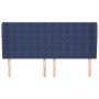 Kopfteil mit blauen Stoffohren 163x23x118/128 cm von , Kopf- und Fußteile - Ref: Foro24-3118402, Preis: 134,84 €, Rabatt: %