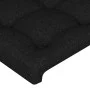 Kopfteil mit Ohren aus schwarzem Stoff, 203 x 23 x 118/128 cm von , Kopf- und Fußteile - Ref: Foro24-3118414, Preis: 151,53 €...