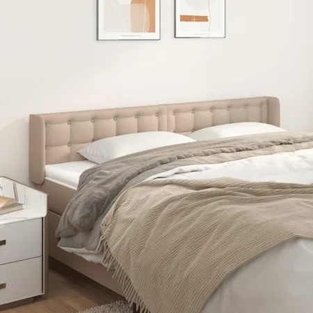 Kopfteil aus Cappuccino-Kunstleder, 183 x 16 x 78/88 cm von , Kopf- und Fußteile - Ref: Foro24-3118875, Preis: 86,89 €, Rabat...