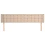 Cappuccino synthetic leather headboard 183x16x78/88 cm by , Headboards and footboards - Ref: Foro24-3118875, Price: 86,56 €, ...