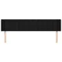 Kopfteil aus schwarzem Stoff, 203 x 16 x 78/88 cm von , Kopf- und Fußteile - Ref: Foro24-3119226, Preis: 80,57 €, Rabatt: %