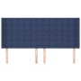 Kopfteil mit blauen Stoffohren 163x16x118/128 cm von , Kopf- und Fußteile - Ref: Foro24-3120026, Preis: 132,01 €, Rabatt: %