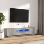 TV-Möbelset mit LEDs 2-teilig Sonoma graues Sperrholz von , TV-Möbel - Ref: Foro24-3120168, Preis: 109,28 €, Rabatt: %