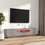 TV-Möbelset mit LEDs 2-teilig Sonoma graues Sperrholz von , TV-Möbel - Ref: Foro24-3120168, Preis: 109,28 €, Rabatt: %