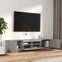 TV-Möbelset mit LEDs 2-teilig Sonoma graues Sperrholz von , TV-Möbel - Ref: Foro24-3120168, Preis: 109,28 €, Rabatt: %