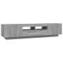 Set muebles TV con LEDs 2 pzas madera contrachapada gris Sonoma de , Muebles TV - Ref: Foro24-3120168, Precio: 114,09 €, Desc...