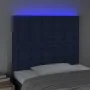Cabecero con luces LED tela azul 100x5x118/128 cm de , Cabeceros y pies de cama - Ref: Foro24-3122854, Precio: 72,38 €, Descu...