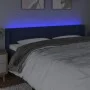Kopfteil aus blauem Stoff mit LED 203x16x78/88 cm von , Kopf- und Fußteile - Ref: Foro24-3123698, Preis: 77,13 €, Rabatt: %
