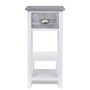 Grau-weißer Nachttisch mit 1 Schublade von vidaXL, Nachttische - Ref: Foro24-242038, Preis: 49,08 €, Rabatt: %
