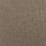 Bed frame with headboard in taupe gray fabric 100x200 cm by , Beds and slatted bases - Ref: Foro24-3125361, Price: 145,96 €, ...
