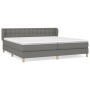 Boxspringbett mit dunkelgrauer Stoffmatratze 200x200 cm von , Betten und Lattenroste - Ref: Foro24-3127150, Preis: 583,83 €, ...