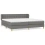 Boxspringbett mit dunkelgrauer Stoffmatratze 200x200 cm von , Betten und Lattenroste - Ref: Foro24-3127150, Preis: 593,55 €, ...