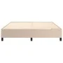 Box spring bed with cappuccino synthetic leather mattress 180x200cm by , Beds and slatted bases - Ref: Foro24-3129050, Price:...