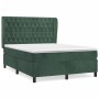 Boxspringbett mit dunkelgrüner Samtmatratze 140x200 cm von , Betten und Lattenroste - Ref: Foro24-3129396, Preis: 545,58 €, R...